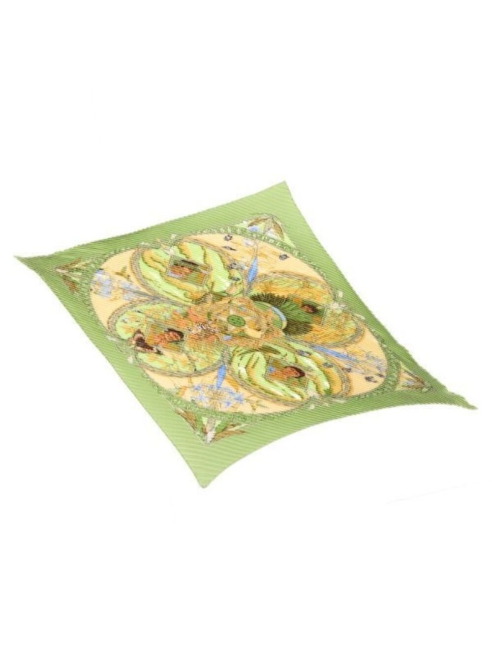 Hermes Pleated Scarf Multicolor